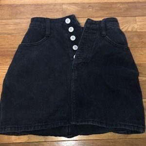 Brandy Melville Black denim skirt